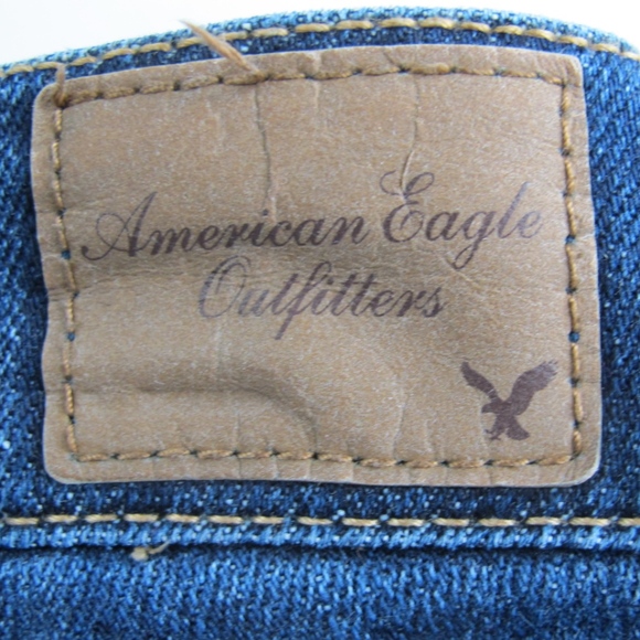 American Eagle Skinny Stretch Dark Blue Denim Jean - Picture 8 of 8